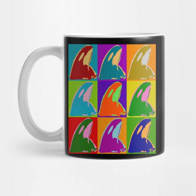 Killer Whale Pop Art Colorful Bright Best Selling Unique Gift Animal Orca Lovers by joannejgg